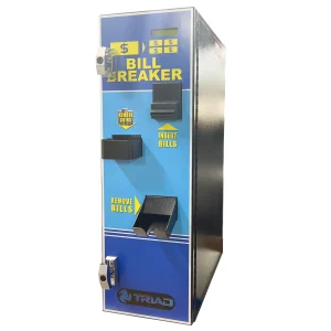 Triad TC 500A-FLC1-3 Bill to Bill Breaker Base Unit with 3 Cassettes (1500 Notes Total) 1 Coin Hopper (1600 Coins)