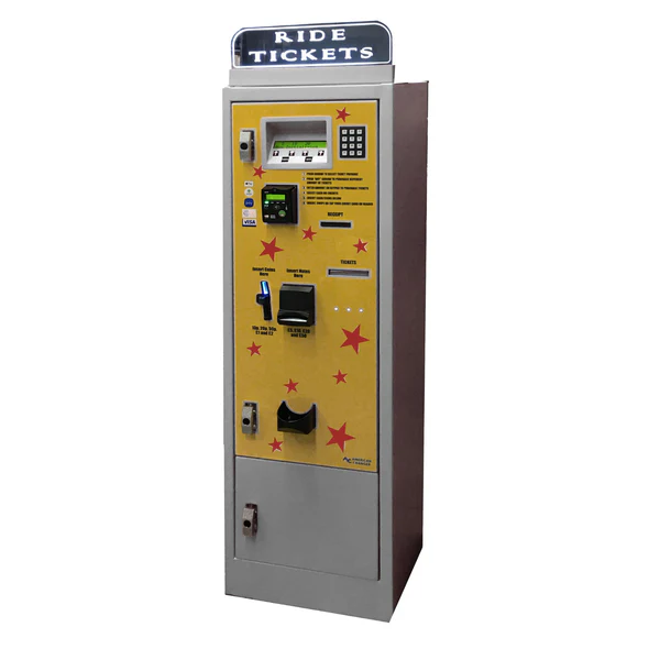 AC-110 Front Load Floor Model Credit Card-Cash to Ticket Dispenser