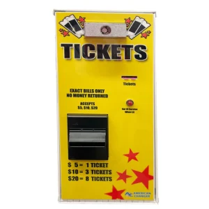 AC111 Ticket Dispenser-Front Load-Accepts $1 to $20 Notes